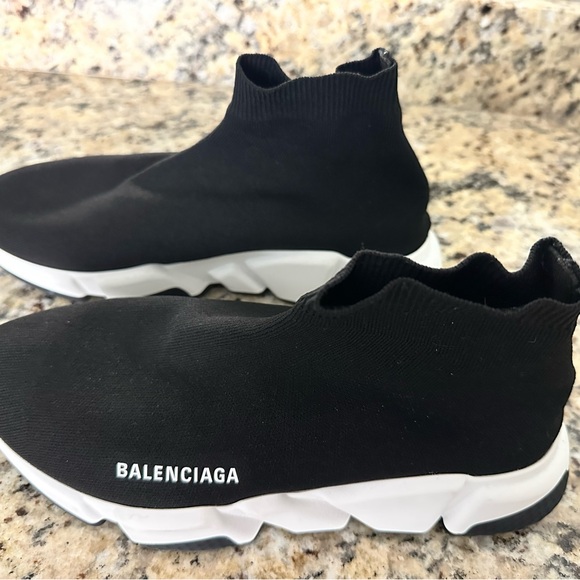 Men’s Auth. Balenciaga Black Sock Sneakers